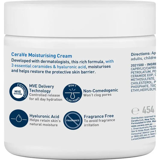 CeraVe Moisturising Cream 454g – For Dry & Sensitive Skin