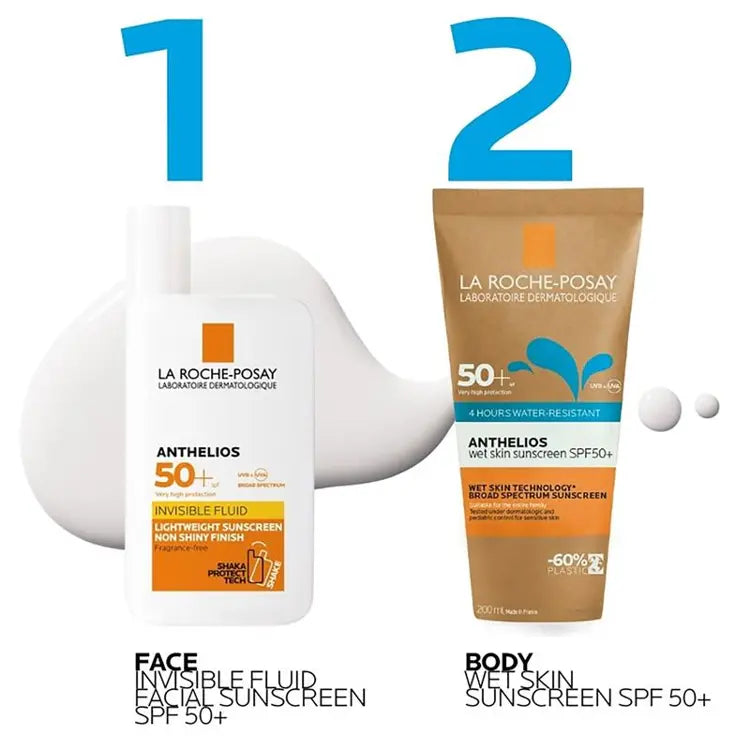 La Roche-Posay Anthelios Invisible Fluid SPF 50+ 50ml – Ultra-Light Sunscreen